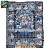 New York Mets 63rd Anniversary 1962-2025 Fleece Blanket Quilt