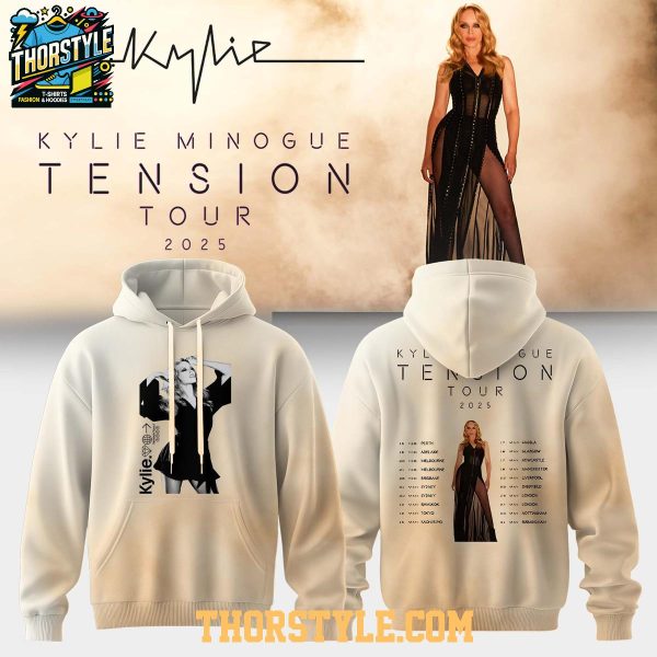Kylie Minogue Tension World Tour 2025 Celebration Hoodie T-Shirt