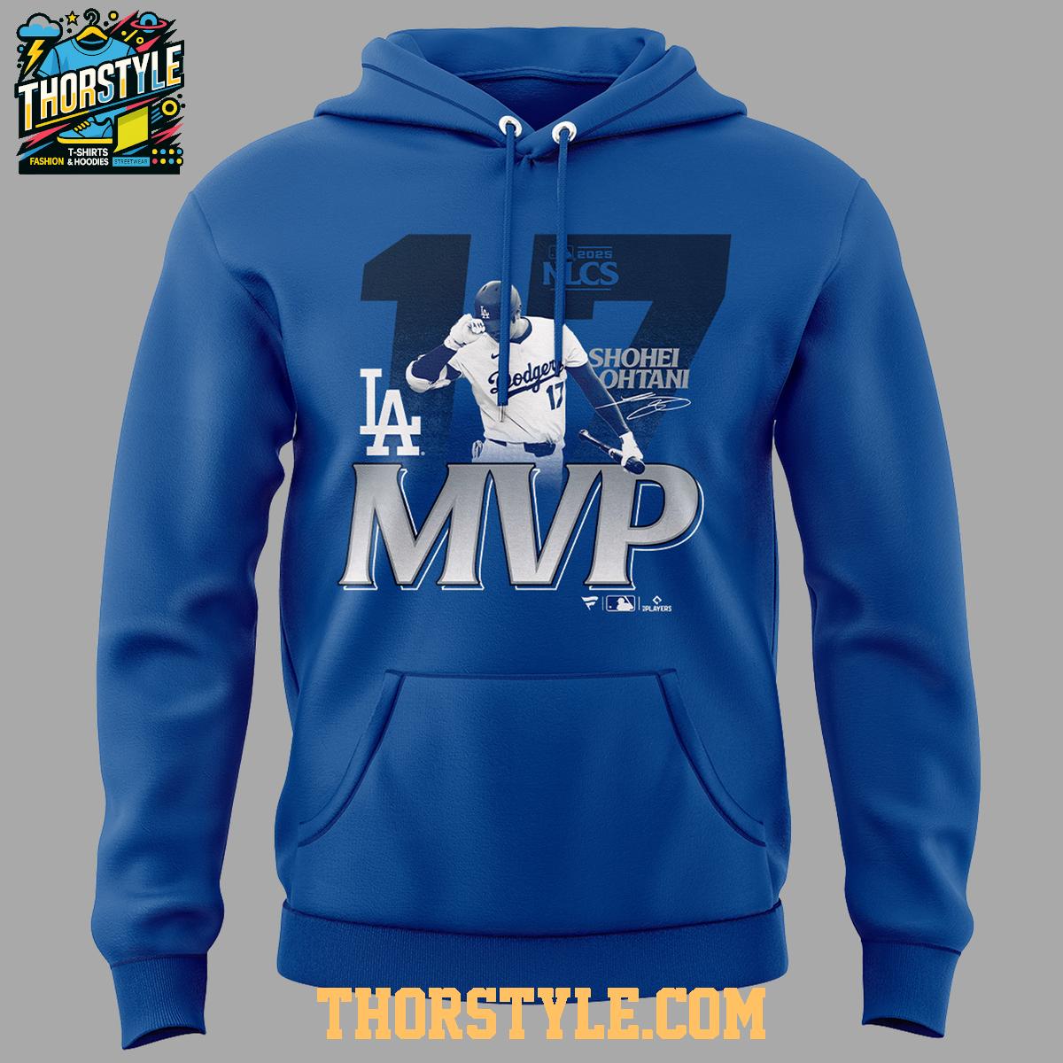 Los Angeles Dodgers Shohei Ohtani 2025 NL Championship Series MVP Hoodie T-Shirt Los Angeles Dodgers Shohei Ohtani 2025 NL Championship Series MVP Hoodie T-Shirt
