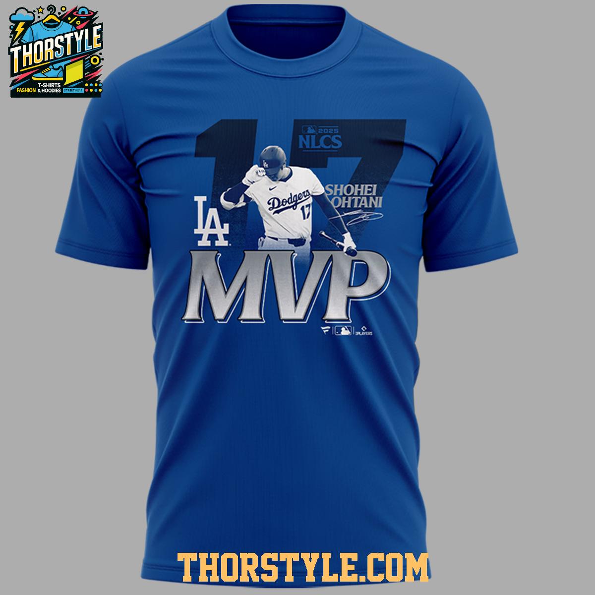 Los Angeles Dodgers Shohei Ohtani 2025 NL Championship Series MVP Hoodie T-Shirt Los Angeles Dodgers Shohei Ohtani 2025 NL Championship Series MVP Hoodie T-Shirt