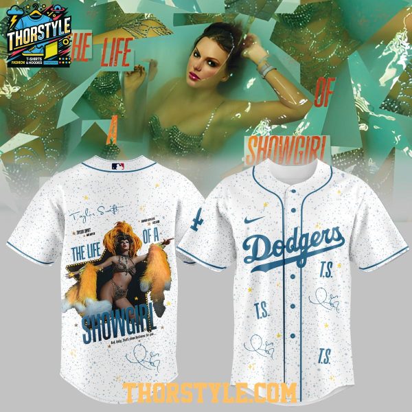 Los Angeles Dodgers Taylor Swift The Life Of A Showgirl Baseball Jersey