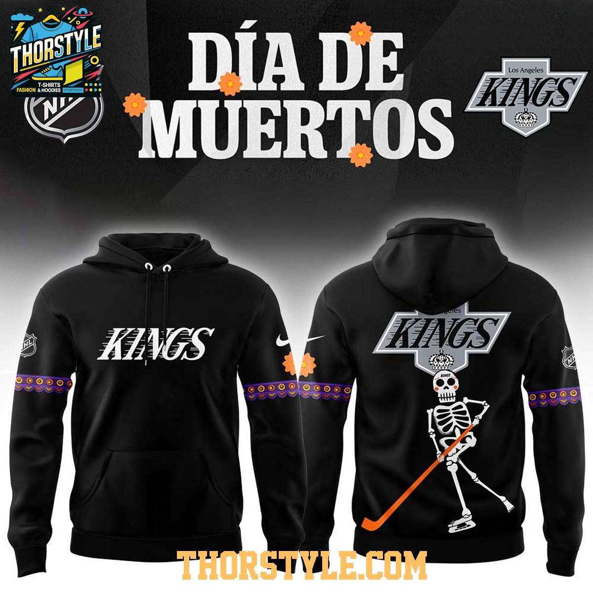 Los Angeles Kings Day Of The Dead 2025 Dia De Muertos Celebrating Hoodie T-Shirt Los Angeles Kings Day Of The Dead 2025 Dia De Muertos Celebrating Hoodie T-Shirt