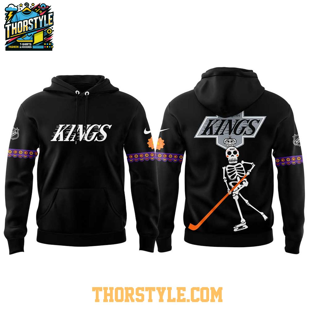Los Angeles Kings Day Of The Dead 2025 Dia De Muertos Celebrating Hoodie T-Shirt Los Angeles Kings Day Of The Dead 2025 Dia De Muertos Celebrating Hoodie T-Shirt