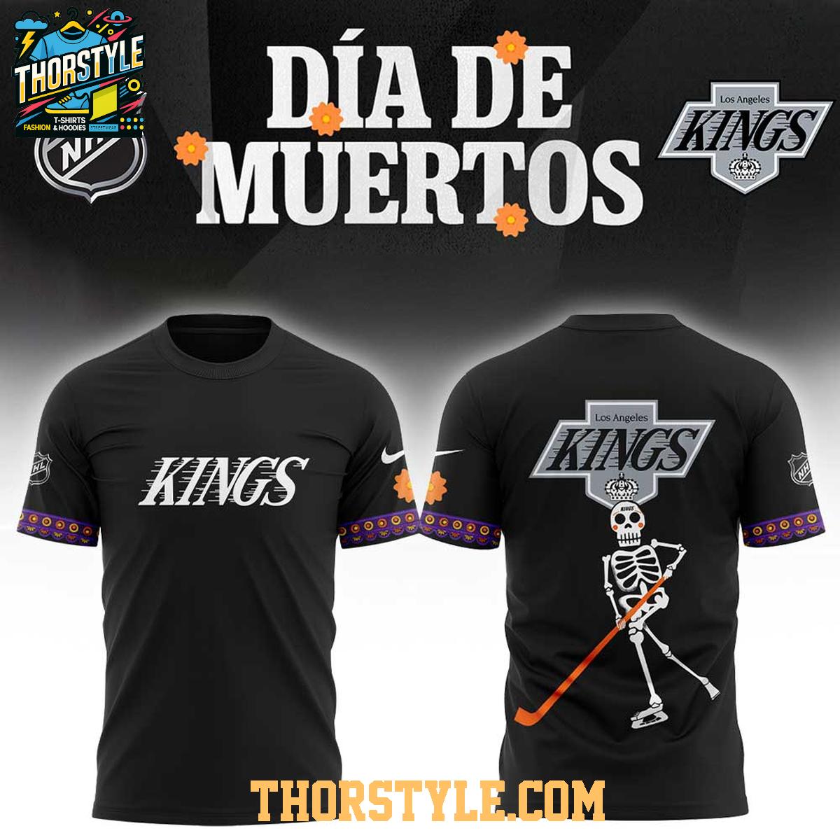 Los Angeles Kings Day Of The Dead 2025 Dia De Muertos Celebrating Hoodie T-Shirt Los Angeles Kings Day Of The Dead 2025 Dia De Muertos Celebrating Hoodie T-Shirt