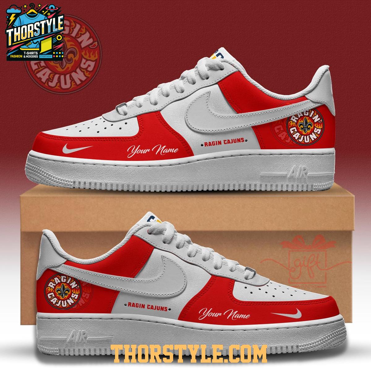 Louisiana Ragin' Cajuns 2025 Hear The Rage Personalized Air Force 1 Shoes Louisiana Ragin' Cajuns 2025 Hear The Rage Personalized Air Force 1 Shoes