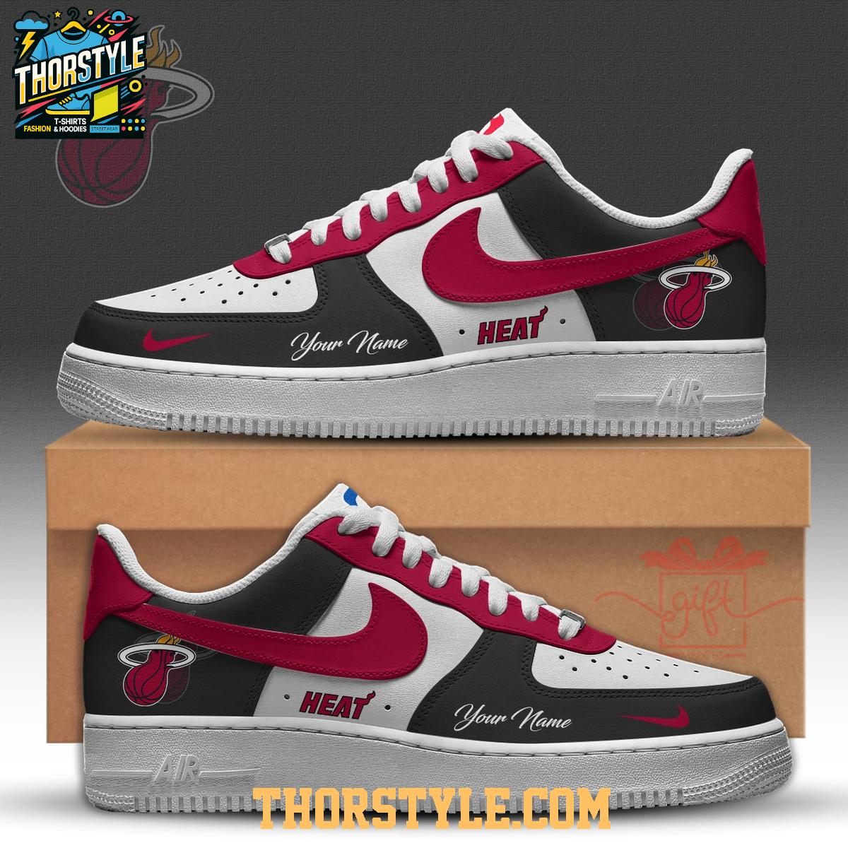 Miami Heat 2025 NBA Championship Personalized Air Force 1 Shoes Miami Heat 2025 NBA Championship Personalized Air Force 1 Shoes