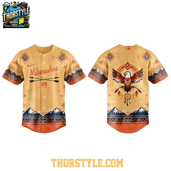 Milwaukee Brewers National American Indian Heritage Month 2026 Baseball Jersey