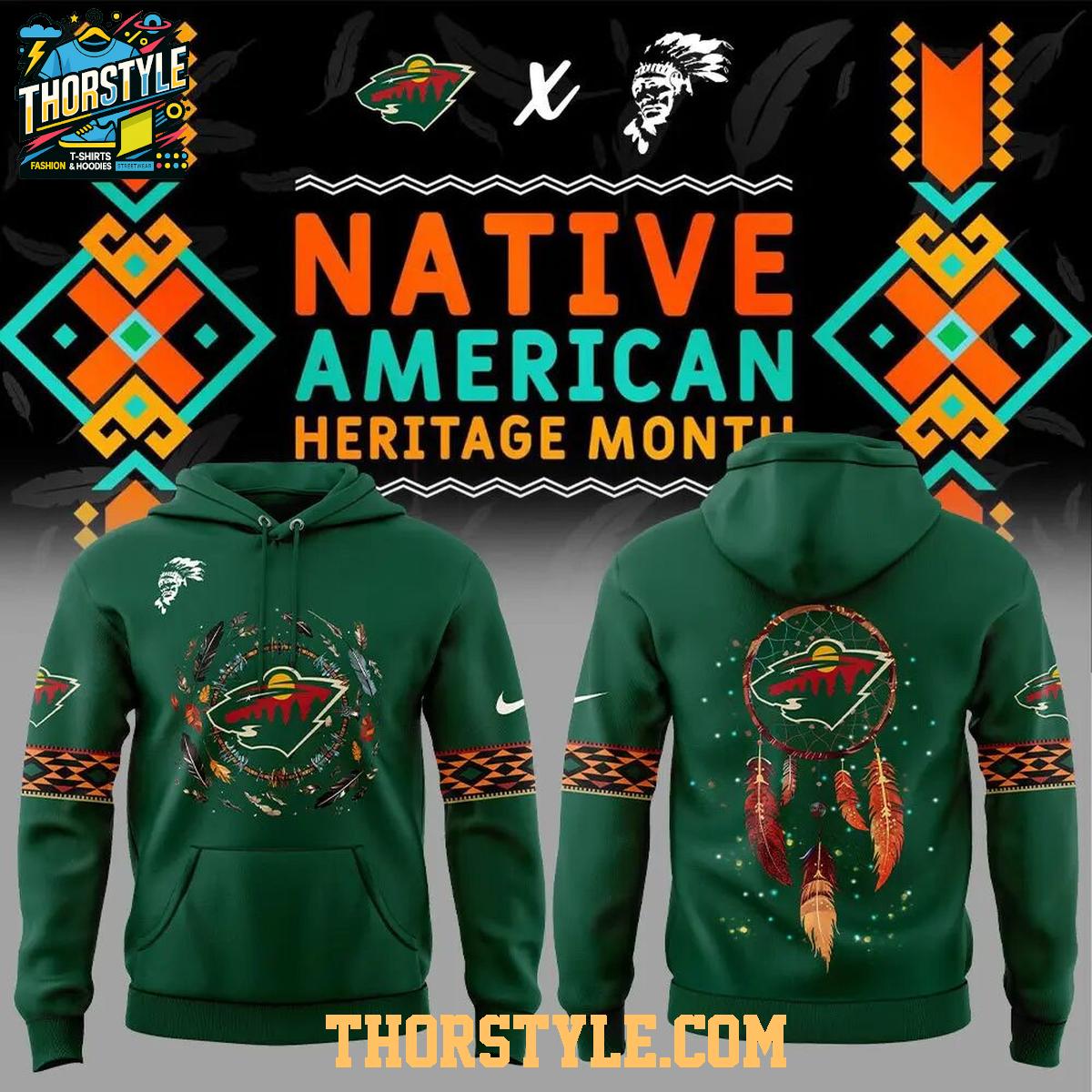 Minnesota Wild Native American Heritage 2025 Our Root Hoodie T-Shirt Minnesota Wild Native American Heritage 2025 Our Root Hoodie T-Shirt