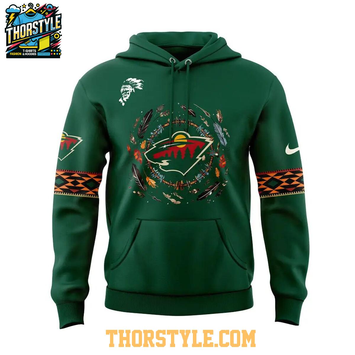 Minnesota Wild Native American Heritage 2025 Our Root Hoodie T-Shirt Minnesota Wild Native American Heritage 2025 Our Root Hoodie T-Shirt