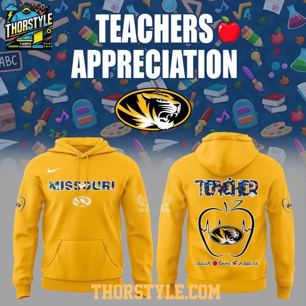 Missouri Tigers Teachers 2025 Day Of Appreciation Hoodie T-Shirt