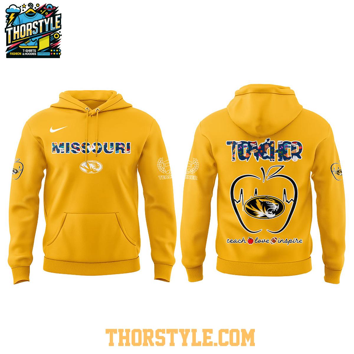 Missouri Tigers Teachers 2025 Day Of Appreciation Hoodie T-Shirt Missouri Tigers Teachers 2025 Day Of Appreciation Hoodie T-Shirt