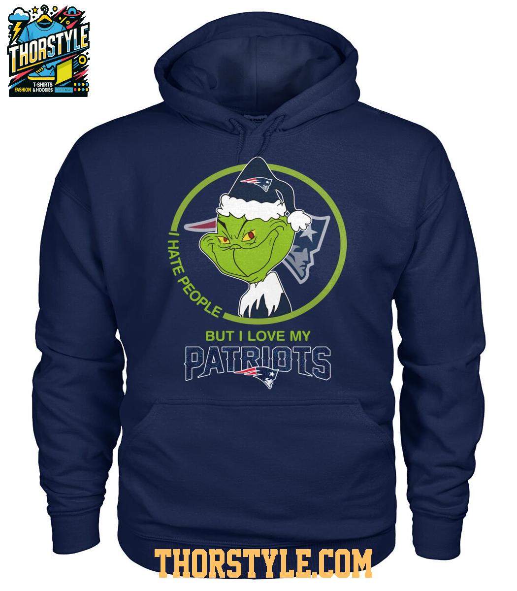 New England Patriots Grinch Hates People But Loves Football Xmas 2025 T-Shirt New England Patriots Grinch Hates People But Loves Football Xmas 2025 T-Shirt