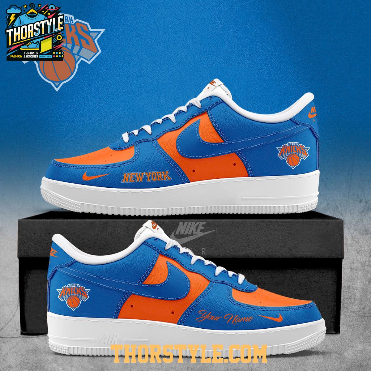 New York Knicks 2025 NBA Champions Personalized Air Force 1 Shoes New York Knicks 2025 NBA Champions Personalized Air Force 1 Shoes