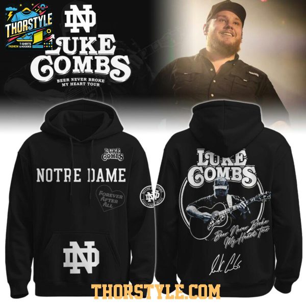 Notre Dame Fighting Irish Luke Combs Tour 2025 Celebrate The Memories Hoodie T-Shirt