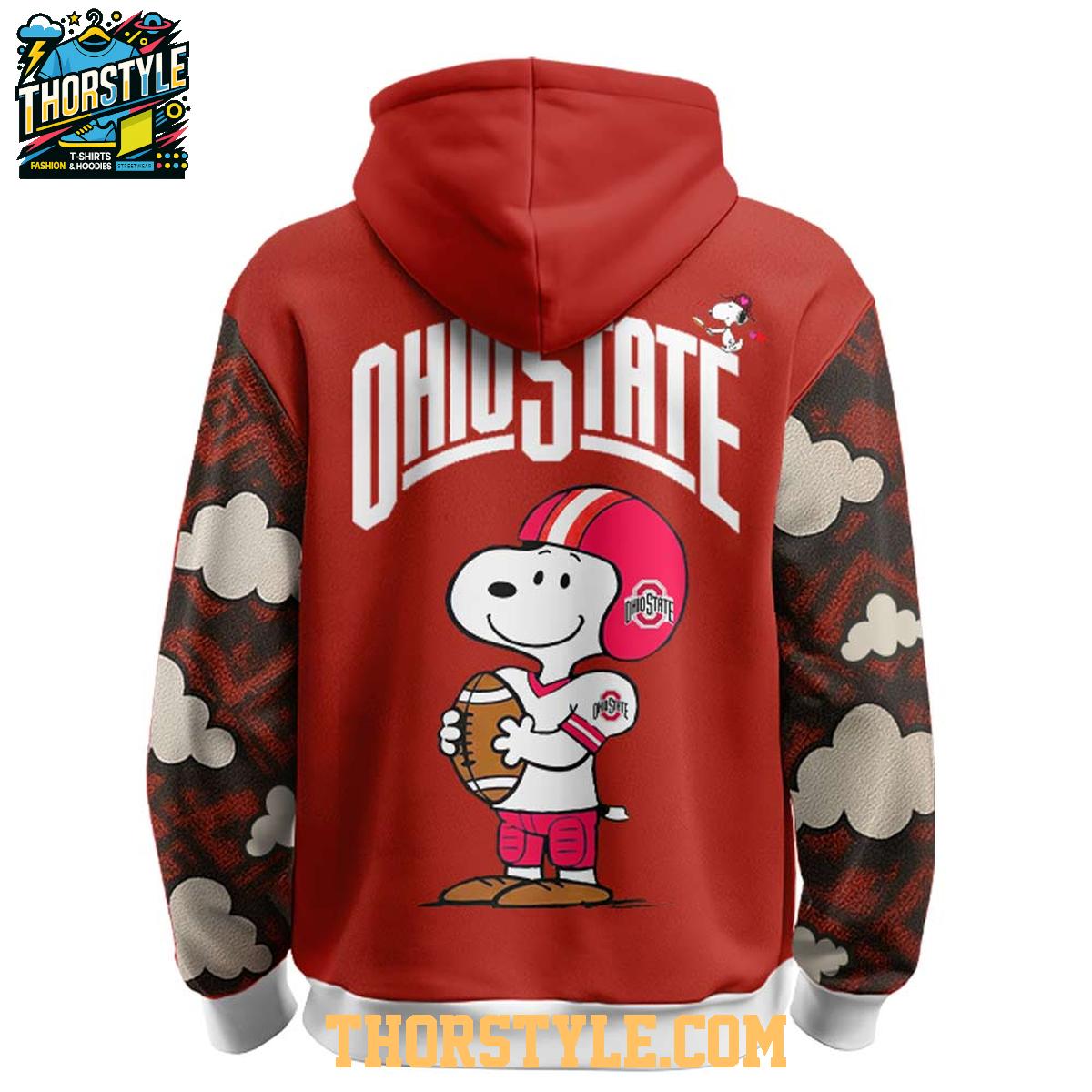 Ohio State Buckeyes Snoopy Go Buckeyes Peanuts 2025 Hoodie T-Shirt Ohio State Buckeyes Snoopy Go Buckeyes Peanuts 2025 Hoodie T-Shirt