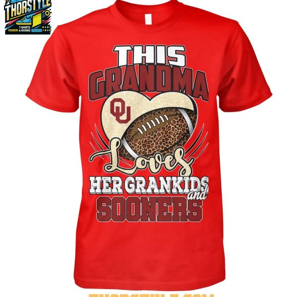Oklahoma Sooners This Grandma Loves Her Grandkid And Sooners 2025 T-Shirt Oklahoma Sooners This Grandma Loves Her Grandkid And Sooners 2025 T-Shirt