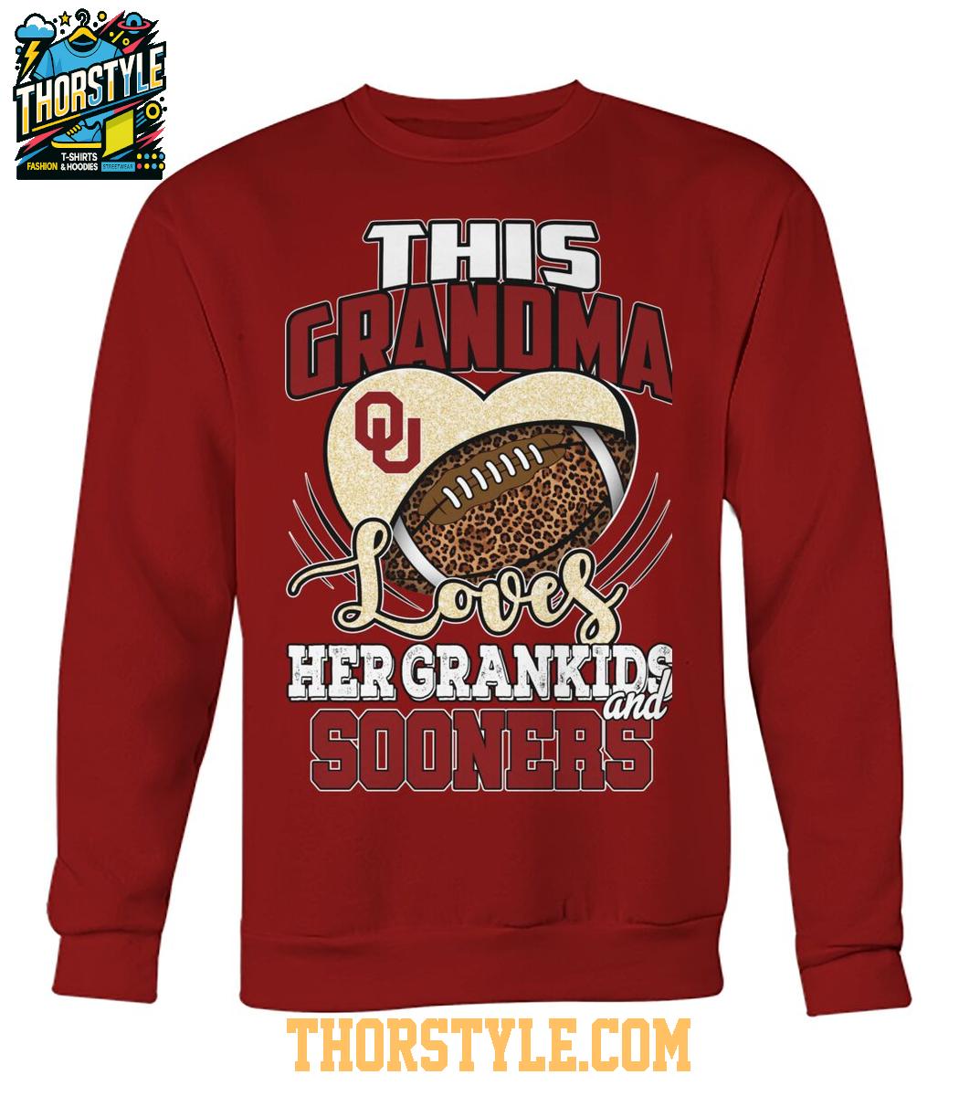 Oklahoma Sooners This Grandma Loves Her Grandkid And Sooners 2025 T-Shirt Oklahoma Sooners This Grandma Loves Her Grandkid And Sooners 2025 T-Shirt