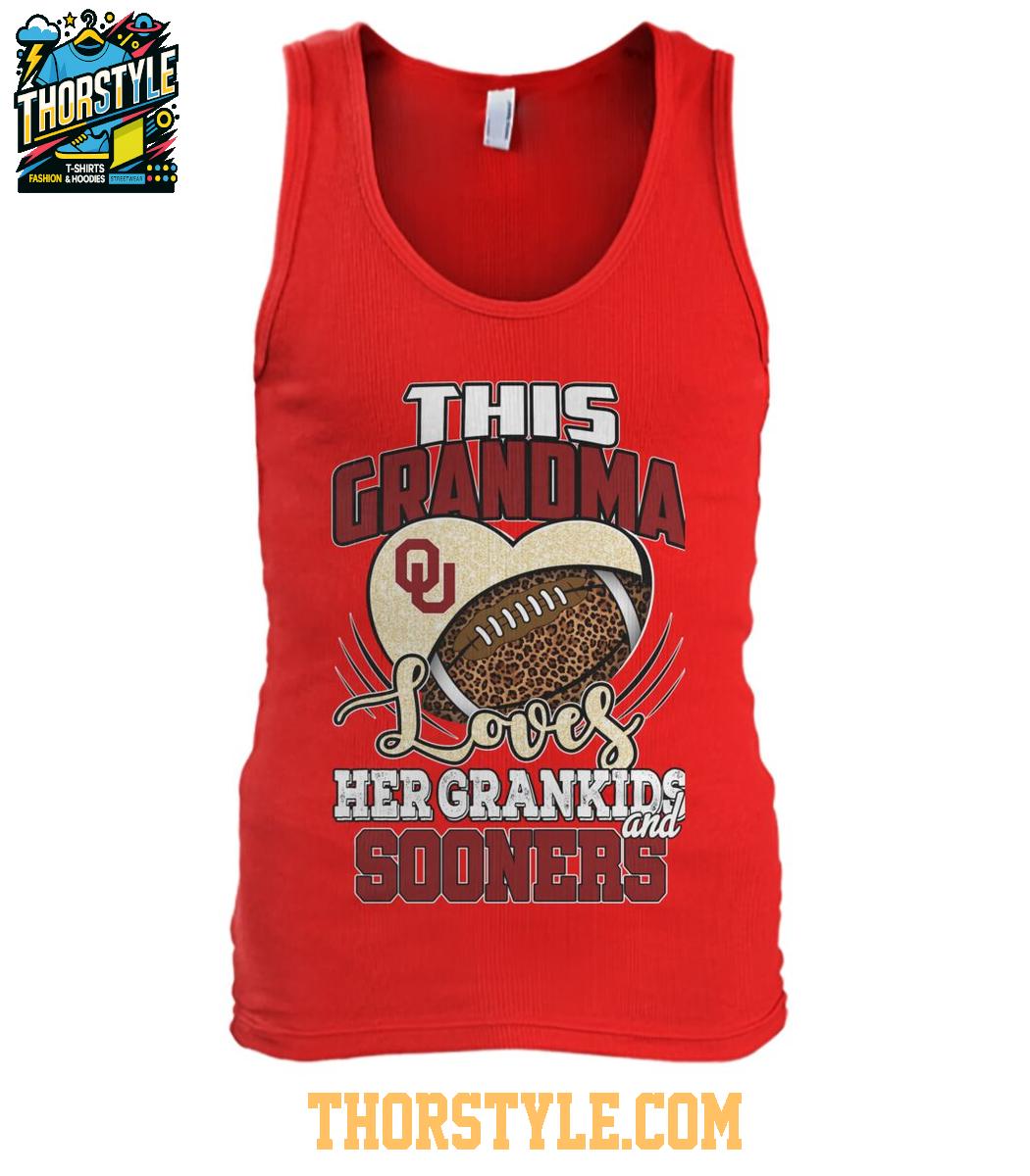 Oklahoma Sooners This Grandma Loves Her Grandkid And Sooners 2025 T-Shirt Oklahoma Sooners This Grandma Loves Her Grandkid And Sooners 2025 T-Shirt
