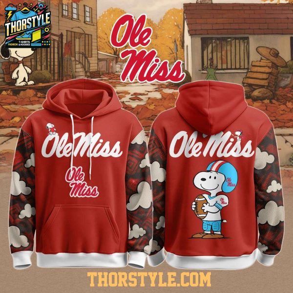 Ole Miss Rebels Snoopy Hotty Toddy Peanuts 2025 Hoodie T-Shirt Ole Miss Rebels Snoopy Hotty Toddy Peanuts 2025 Hoodie T-Shirt