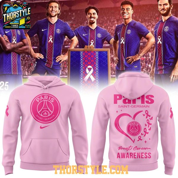 Paris Saint-Germain October Rose Pink Breast Cancer Awareness 2025 Hoodie T-Shirt Paris Saint-Germain October Rose Pink Breast Cancer Awareness 2025 Hoodie T-Shirt