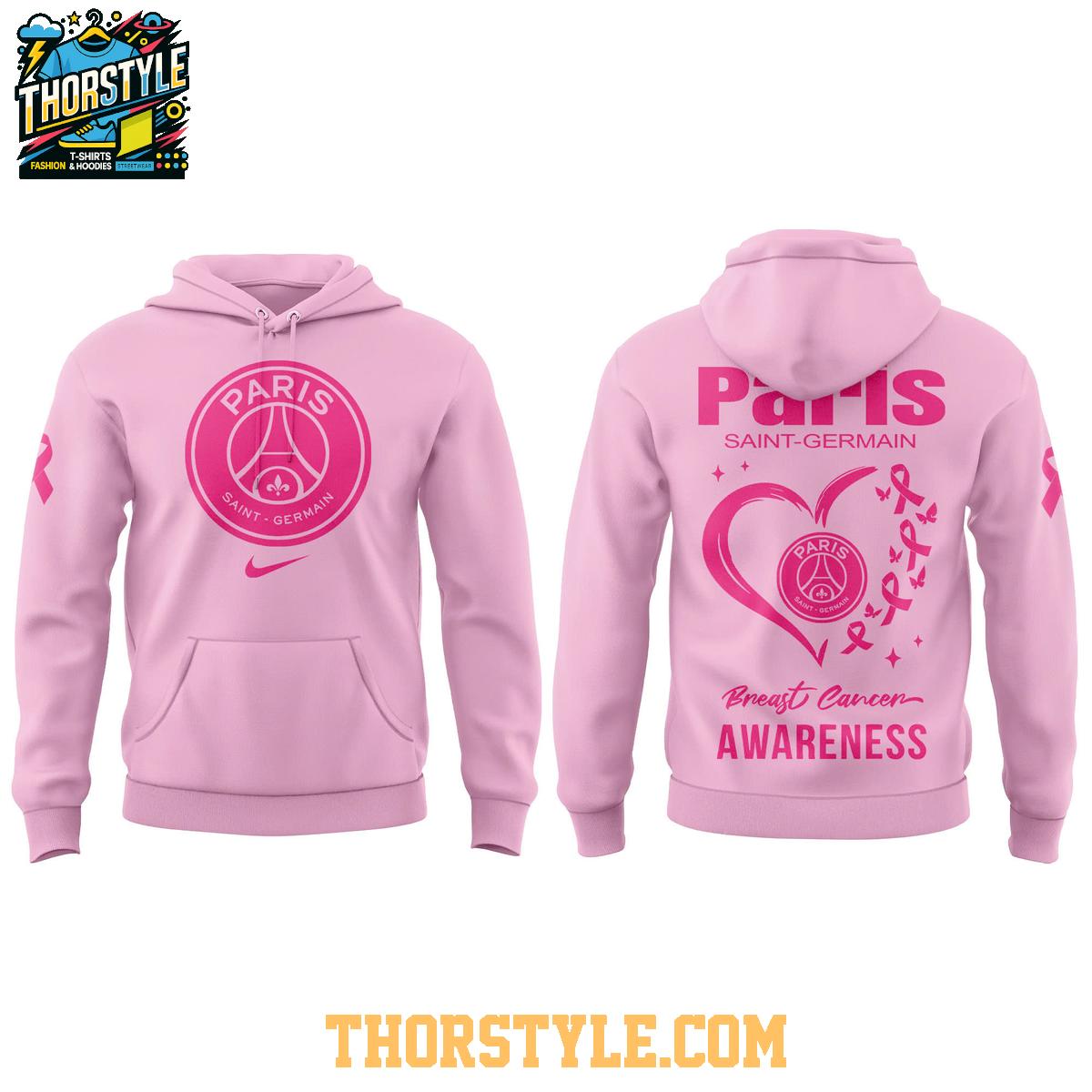 Paris Saint-Germain October Rose Pink Breast Cancer Awareness 2025 Hoodie T-Shirt Paris Saint-Germain October Rose Pink Breast Cancer Awareness 2025 Hoodie T-Shirt