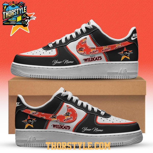 Perth Wildcats 2025 Red Army New Era NBL Personalized Air Force 1 Shoes