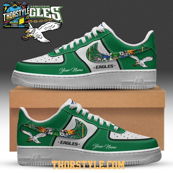 Philadelphia Eagles 2025 Mexican Heritage Personalized Air Force 1 Shoes