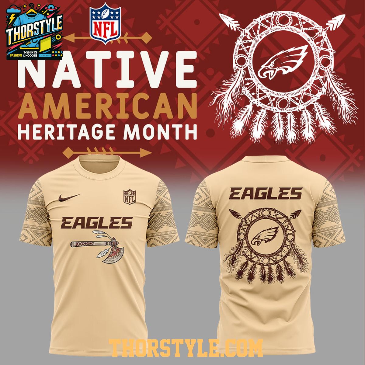 Philadelphia Eagles Native American Honor The Origin 2025 Hoodie T-Shirt Philadelphia Eagles Native American Honor The Origin 2025 Hoodie T-Shirt