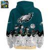 Philadelphia Eagles Peanuts & Snoopy Charlie Browns Winter 2025 Hoodie T Shirt