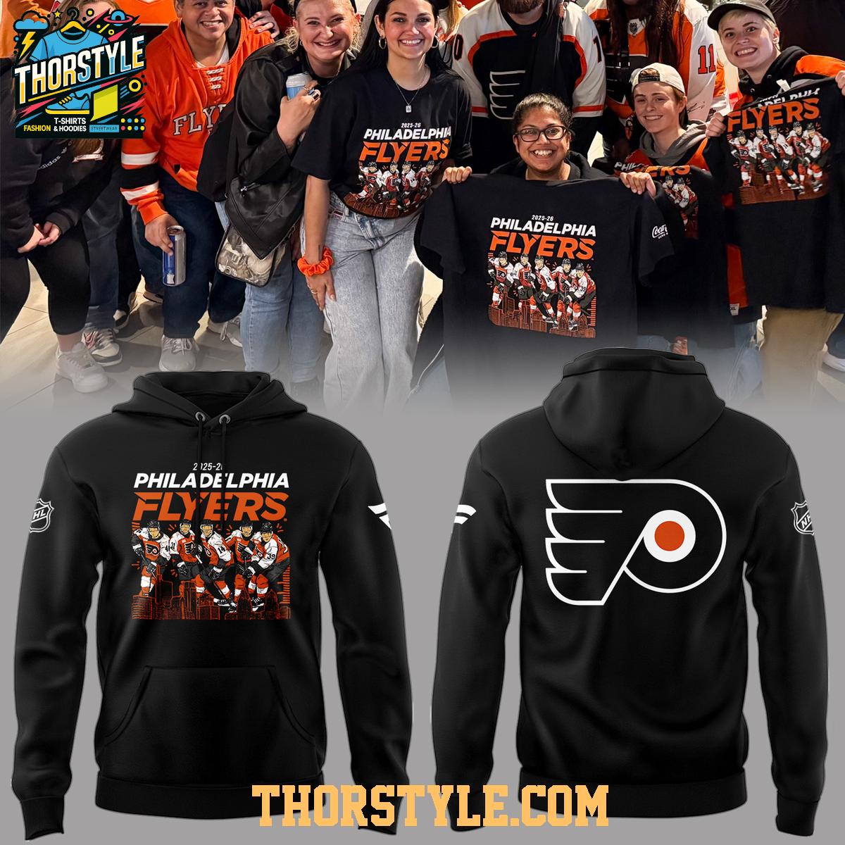 Philadelphia Flyers Home Opener Celebrating 2025-2026 Hoodie T-Shirt Philadelphia Flyers Home Opener Celebrating 2025-2026 Hoodie T-Shirt