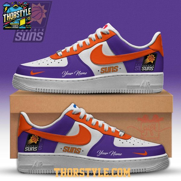 Phoenix Suns 2025 NBA Championship Personalized Air Force 1 Shoes