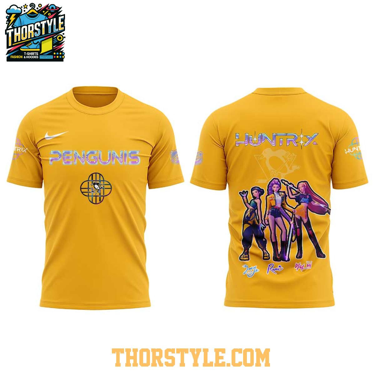 Pittsburgh Penguins KPop Demon Hunters 2025 Takedown Hoodie T-Shirt Pittsburgh Penguins KPop Demon Hunters 2025 Takedown Hoodie T-Shirt