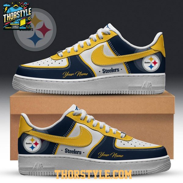 Pittsburgh Steelers Pride The Black Gold Standard 2025 Air Force 1 Shoes