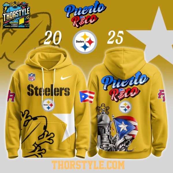 Pittsburgh Steelers Puerto Rico Heritage NFL Halftime Show 2025 Hoodie T-Shirt