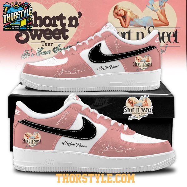 Sabrina Carpenter Short N Sweet Tour 2025 Air Force 1 Shoes