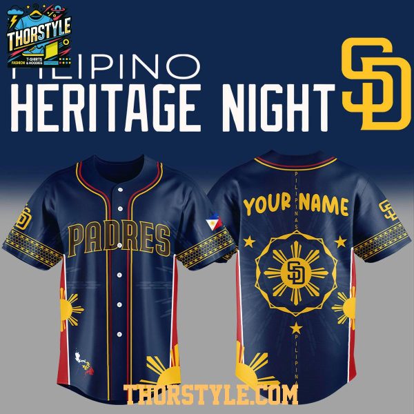 San Diego Padres Pinoy Filipino Heritage 2025 Culture Baseball Jersey San Diego Padres Pinoy Filipino Heritage 2025 Culture Baseball Jersey