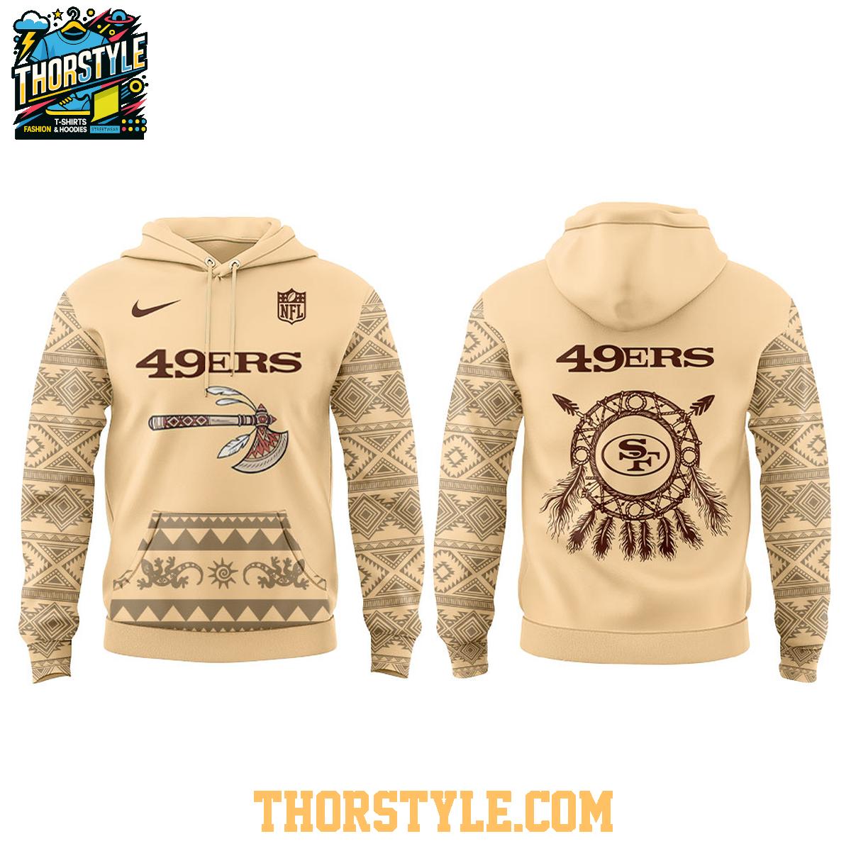 San Francisco 49ers Native American Honor The Origin 2025 Hoodie T-Shirt San Francisco 49ers Native American Honor The Origin 2025 Hoodie T-Shirt