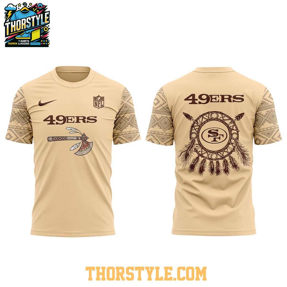 San Francisco 49ers Native American Honor The Origin 2025 Hoodie T-Shirt San Francisco 49ers Native American Honor The Origin 2025 Hoodie T-Shirt
