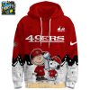 San Francisco 49ers Peanuts & Snoopy Charlie Browns Winter 2025 Hoodie T Shirt