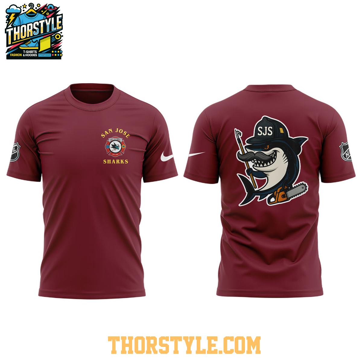 San Jose Sharks First Responders 2025 Celebrating Always Ready Hoodie T-Shirt San Jose Sharks First Responders 2025 Celebrating Always Ready Hoodie T-Shirt