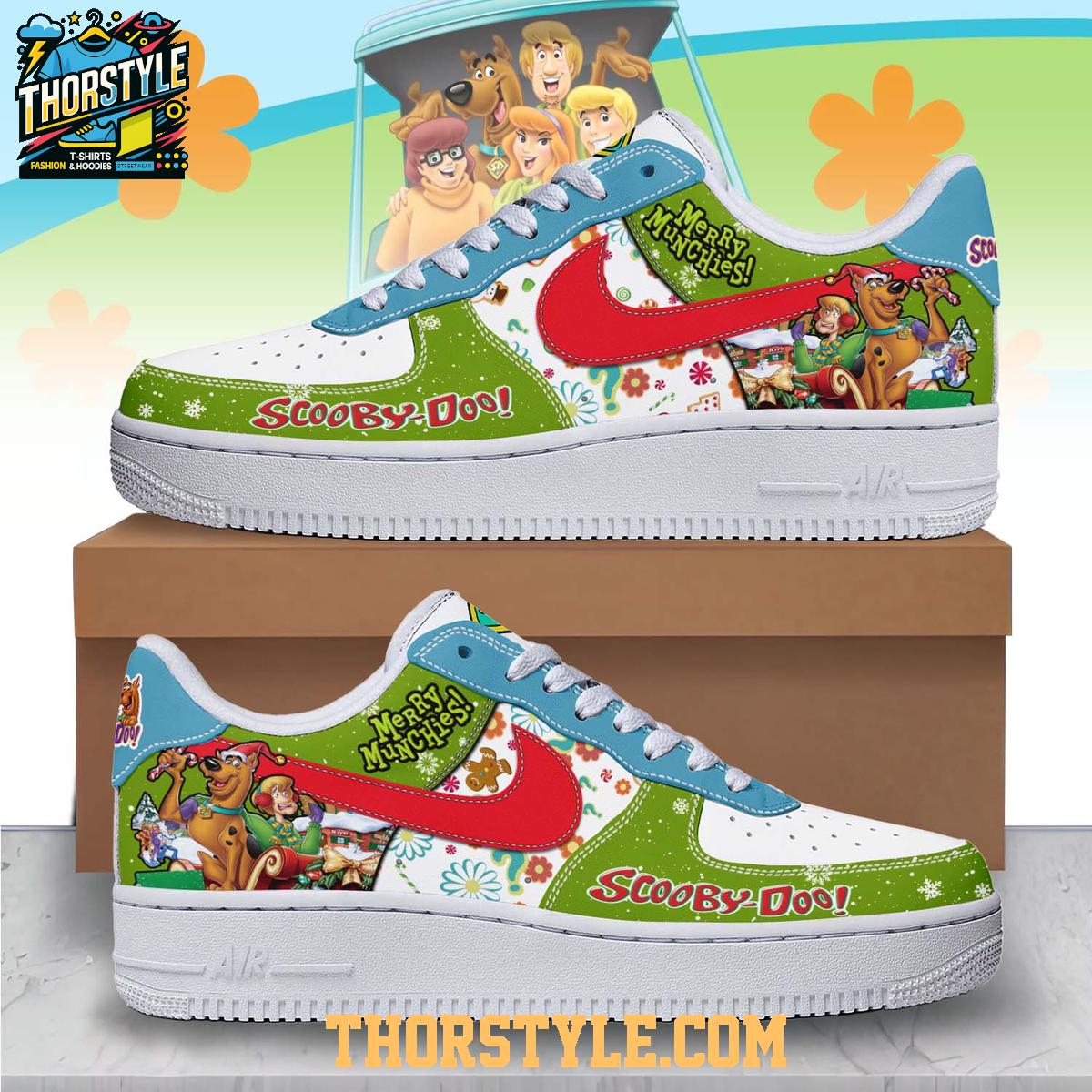 Scooby-doo Let's Have A Christmas Adventure 2025 Air Force 1 Shoes Scooby-doo Let's Have A Christmas Adventure 2025 Air Force 1 Shoes