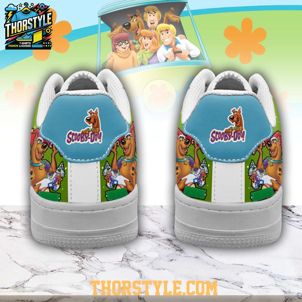 Scooby-doo Let's Have A Christmas Adventure 2025 Air Force 1 Shoes Scooby-doo Let's Have A Christmas Adventure 2025 Air Force 1 Shoes