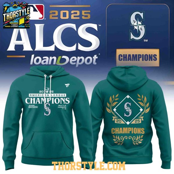 Seattle Mariners 2025 West Division American League Champions It’s Time Hoodie T-Shirt Seattle Mariners 2025 West Division American League Champions It’s Time Hoodie T-Shirt