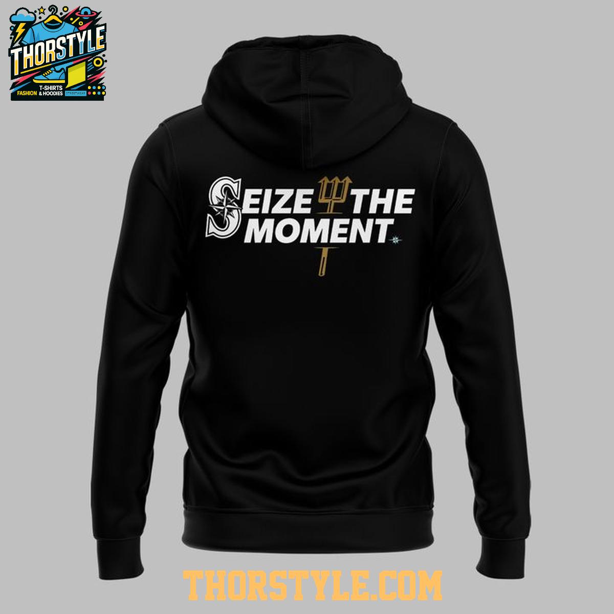 Seattle Mariners Paper Rock Scissors Seize The Moment 2025 Hoodie T-Shirt Seattle Mariners Paper Rock Scissors Seize The Moment 2025 Hoodie T-Shirt