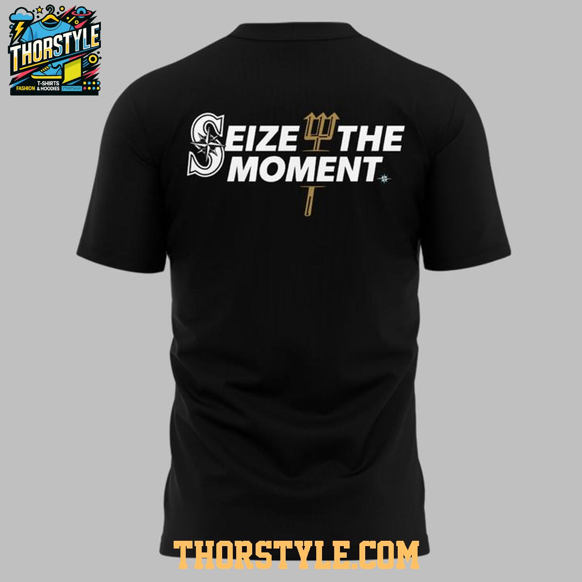 Seattle Mariners Paper Rock Scissors Seize The Moment 2025 Hoodie T-Shirt Seattle Mariners Paper Rock Scissors Seize The Moment 2025 Hoodie T-Shirt