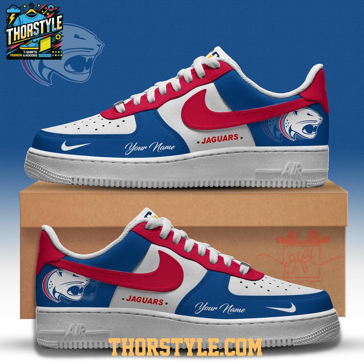South Alabama Jaguars 2025 We Are South Personalized Air Force 1 Shoes South Alabama Jaguars 2025 We Are South Personalized Air Force 1 Shoes