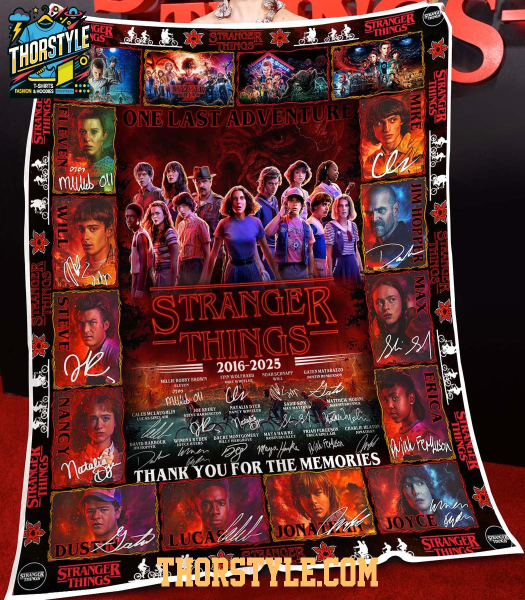 Stranger Things One Las Adventure 2025 Upside Down Fleece Blanket Quilt Stranger Things One Las Adventure 2025 Upside Down Fleece Blanket Quilt