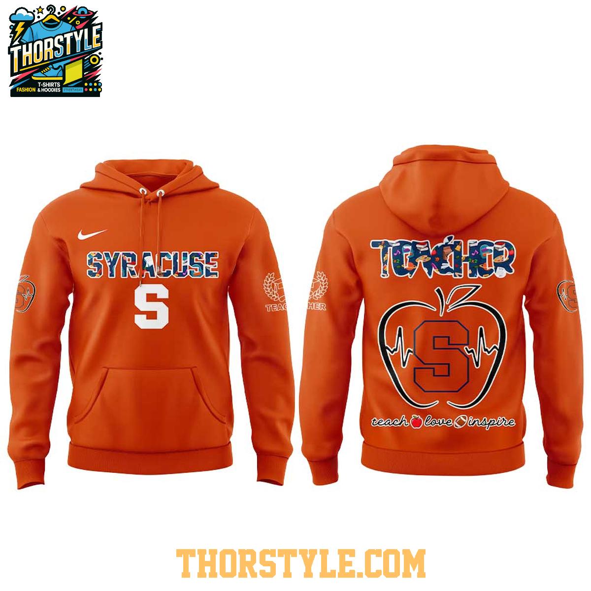 Syracuse Orange Teachers 2025 Day Of Appreciation Hoodie T-Shirt Syracuse Orange Teachers 2025 Day Of Appreciation Hoodie T-Shirt