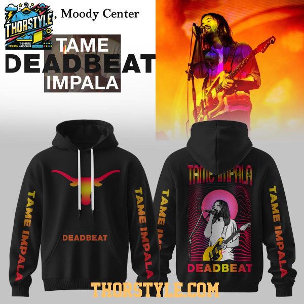 Texas Longhorns Tame Impala Deadbeat 2025 Tour Celebrating Hoodie T-Shirt Texas Longhorns Tame Impala Deadbeat 2025 Tour Celebrating Hoodie T-Shirt