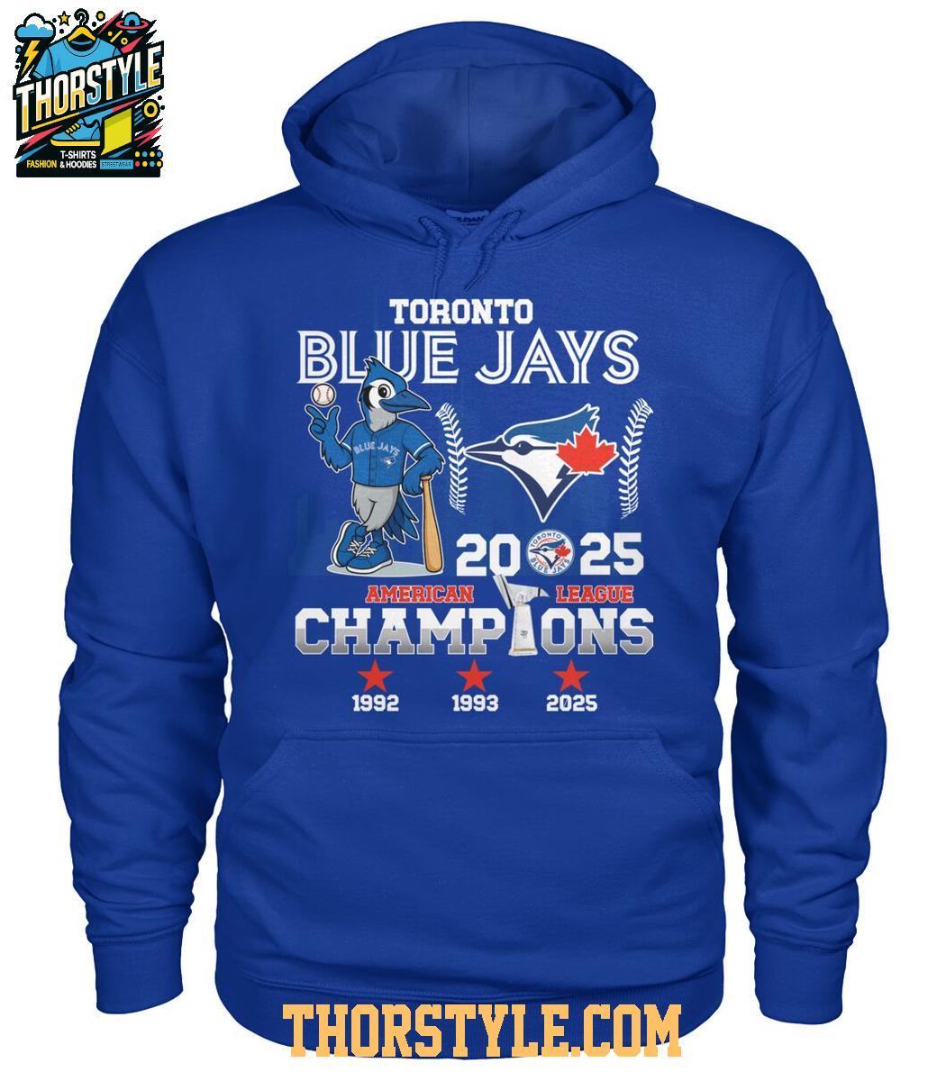 Toronto Blue Jays 2025 American League To World Series Champs T-Shirt Toronto Blue Jays 2025 American League To World Series Champs T-Shirt